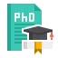 external-phd-university-flaticons-flat-flat-icons-3